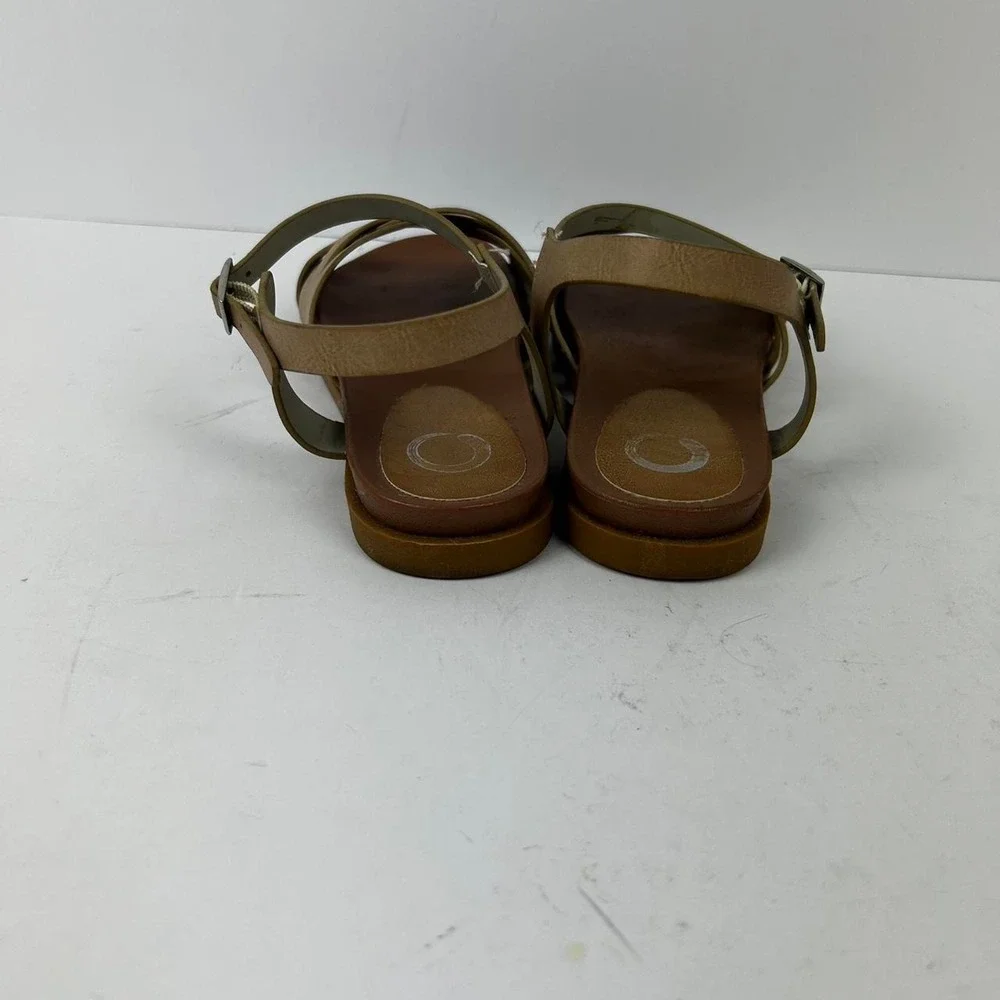 Journee Collection Women's Kimmie Sandals Beige Sz 7